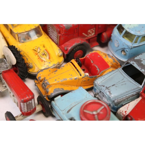 1469 - Around 80 play worn mid 20th C diecast models to include Dinky, Corgi, 3 x Triang Spot On and 1 x Lo... 