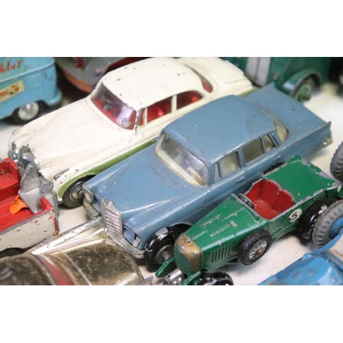 1469 - Around 80 play worn mid 20th C diecast models to include Dinky, Corgi, 3 x Triang Spot On and 1 x Lo... 