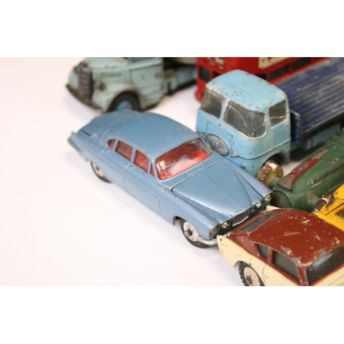 1469 - Around 80 play worn mid 20th C diecast models to include Dinky, Corgi, 3 x Triang Spot On and 1 x Lo... 