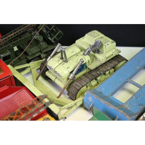 1469 - Around 80 play worn mid 20th C diecast models to include Dinky, Corgi, 3 x Triang Spot On and 1 x Lo... 