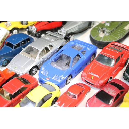 1473 - Quantity of play worn diecast models from the mid 20th C onwards to include Britains Motorbikes, Din... 