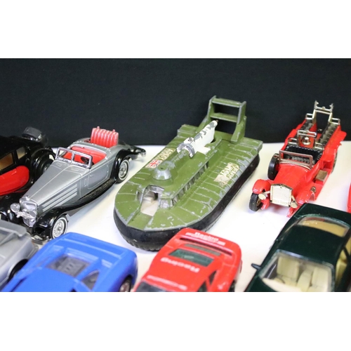 1473 - Quantity of play worn diecast models from the mid 20th C onwards to include Britains Motorbikes, Din... 