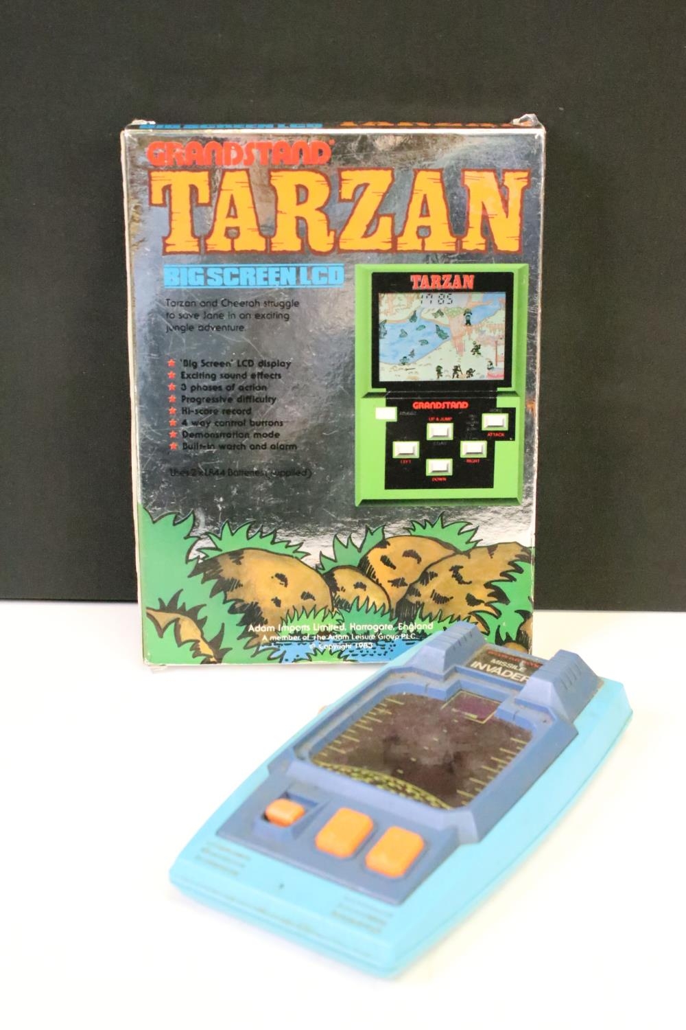 Retro Gaming - Boxed Grandstand Tarzan Big Screen LCD Electronic 