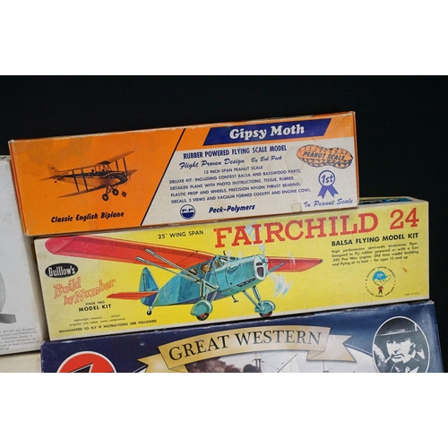 328 - 10 boxed model kits to include 4 x Precision Paper Engineered Aircraft (2 x Moth G-AAAH, Swift G-AAR... 