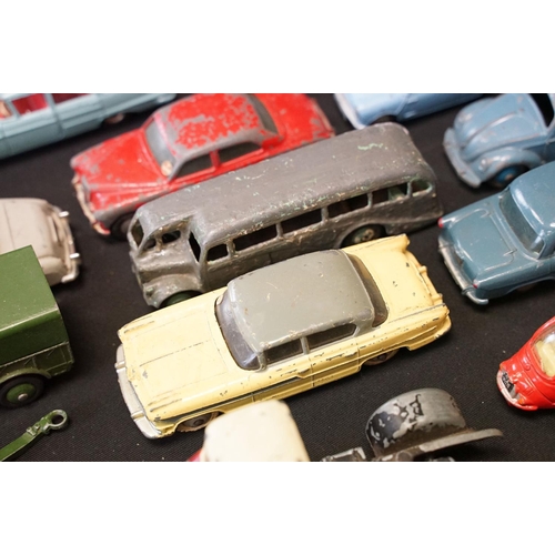 1410 - Around 85 mid 20th C play worn diecast models to include Dinky & Corgi featuring Corgi Karrier Banta... 