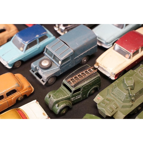 1410 - Around 85 mid 20th C play worn diecast models to include Dinky & Corgi featuring Corgi Karrier Banta... 