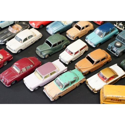 1410 - Around 85 mid 20th C play worn diecast models to include Dinky & Corgi featuring Corgi Karrier Banta... 