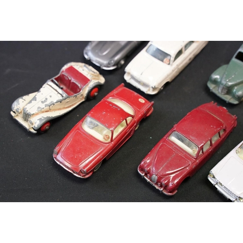 1410 - Around 85 mid 20th C play worn diecast models to include Dinky & Corgi featuring Corgi Karrier Banta... 