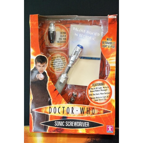 414 - Collection of Doctor Who related items to include R/C Dalek: The Supreme, small and large R/C Davros... 