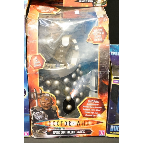 414 - Collection of Doctor Who related items to include R/C Dalek: The Supreme, small and large R/C Davros... 