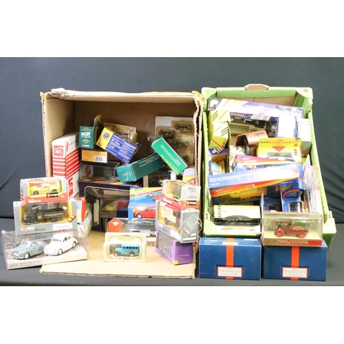 1196 - Collection of approximately 55 boxed/ cased diecast models to include Siku, EFE, Corgi Classics and ... 