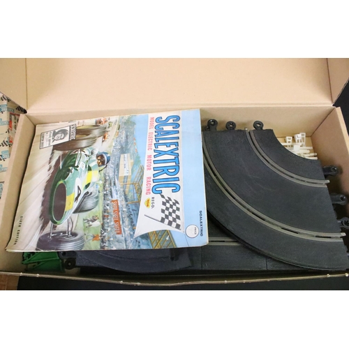 411 - Collection of Triang Scalextric to include boxed HP2 Trackside Accessory Pack, Pit Stop Set, boxed S... 