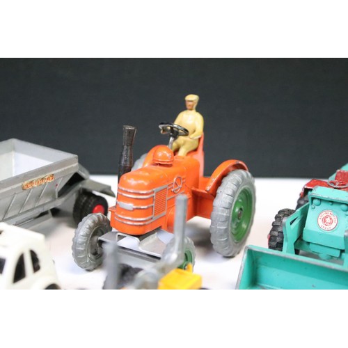 1465 - Around 60 mid 20th C onwards play worn diecast models, mostly Matchbox Lesney examples, also featuri... 