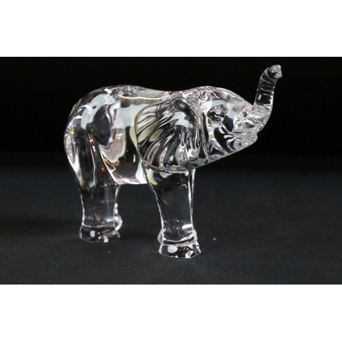 49 - Assorted crystal glass animals to include Royal Doulton, Waterford Crystal, Mantorp, Villeroy & Boch... 