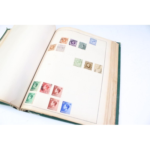 440 - Collection of British, Commonwealth & World stamps contained within three albums (featuring 19th cen... 