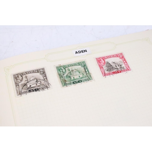 440 - Collection of British, Commonwealth & World stamps contained within three albums (featuring 19th cen... 