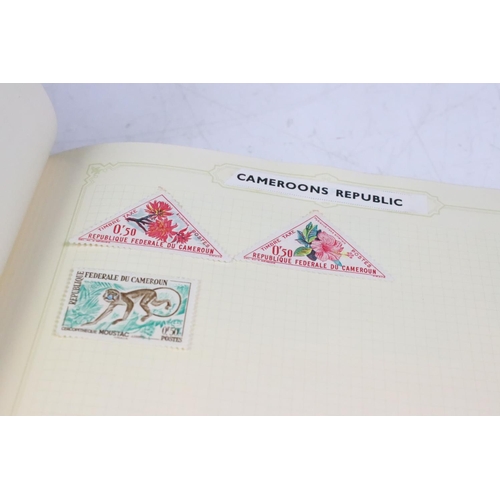 440 - Collection of British, Commonwealth & World stamps contained within three albums (featuring 19th cen... 