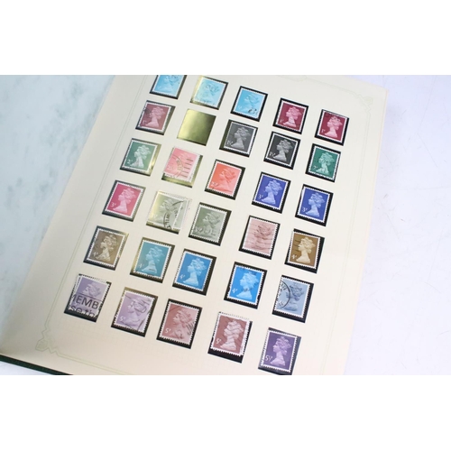 445 - Collection of British stamps contained within eight albums, to include six Stanley Gibbons Windsor a... 