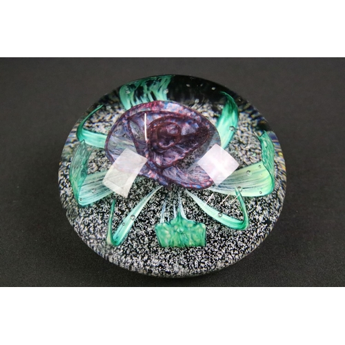 56 - Four Caithness Scottish glass limited edition paper weights to include Moroccan Nights by Helen MacD... 