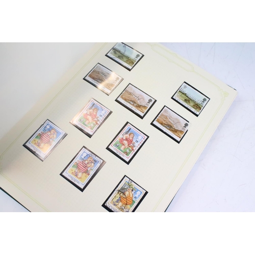 445 - Collection of British stamps contained within eight albums, to include six Stanley Gibbons Windsor a... 