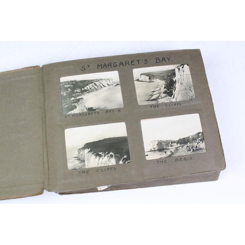 446 - Collection of photographs, postcards, cigarette cards & tea cards to include an early 20th century M... 