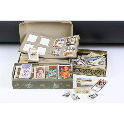 447 - Collection of cigarette cards, contained within albums & loose, to include Will's, Player's and Chur... 