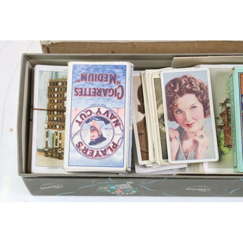 447 - Collection of cigarette cards, contained within albums & loose, to include Will's, Player's and Chur... 