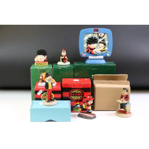 65 - Group of Robert Harrop Beano Dandy collection figurines to include Dennis the Menace; Rollerblading ... 