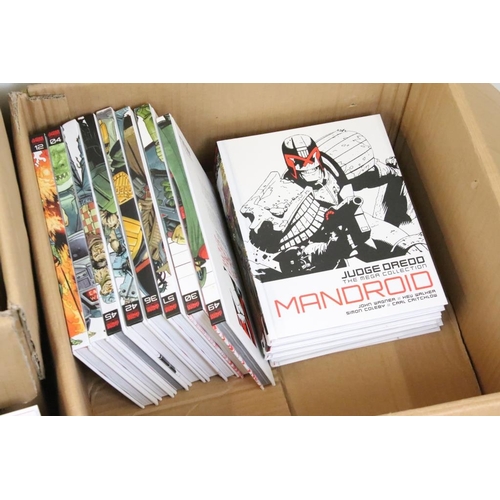 439 - A collection of hardback Judge Dredd Mega collection animated novels.