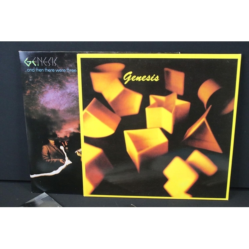 481 - Vinyl - 14 Genesis / Peter Gabriel LPs to include Trespass, Nursery Cryme (US pressing), Foxtrot, Se... 