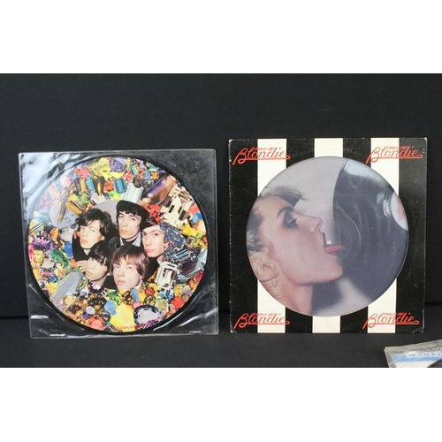 484 - Vinyl - 14 Rock & Pop picture disc albums to include: Michael Jackson – Bad (Dutch 1987, Black Rimme... 