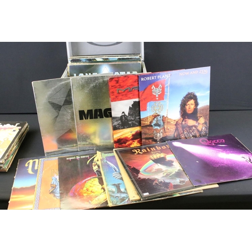 529 - Vinyl - 47 Heavy Rock / Classic Rock albums and one box set to include: Led Zeppelin x 3, Uriah Heep... 