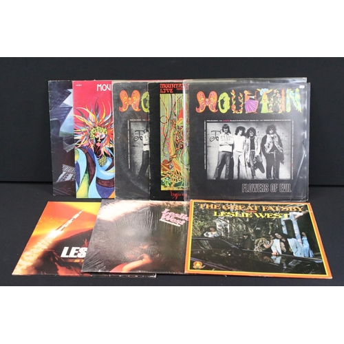 535 - Vinyl - 8 Mountain and members albums to include: Flowers Of Evil (UK), Live: The Road Goes Ever On ... 