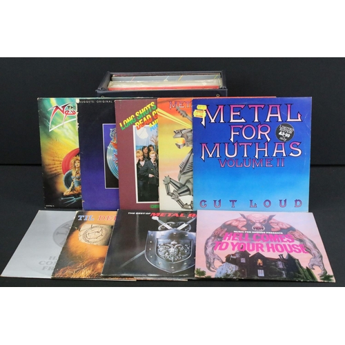 540 - Vinyl - 26 albums and one box set Mainly Heavy Metal / Rock compilations to include: Hell Comes To Y... 