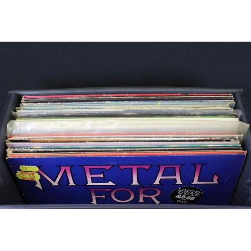 540 - Vinyl - 26 albums and one box set Mainly Heavy Metal / Rock compilations to include: Hell Comes To Y... 