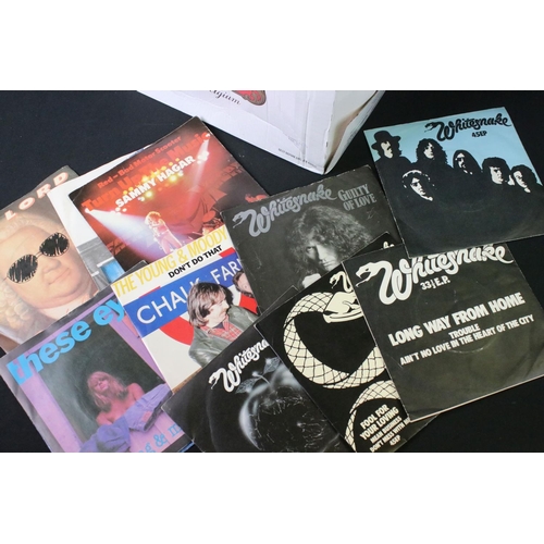 432 - Vinyl - Over 100 1970s and 1980s 7” singles including Heavy Metal, New Wave and Soul and some demos ... 