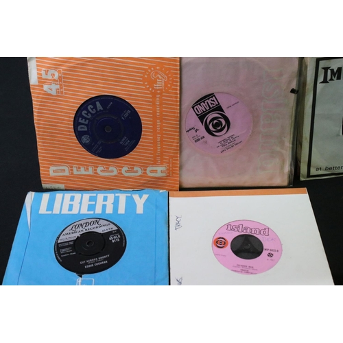 704 - Vinyl - Over 250 1950’s and 1960’s 7” singles and EP’S including Rock ‘N’ Roll, Beat, Mod, Rock and ... 