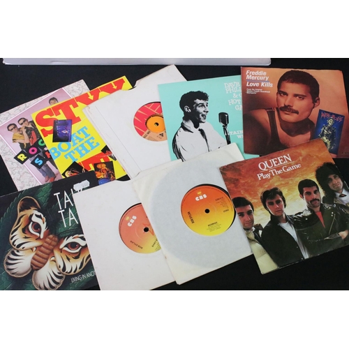 706 - Vinyl - Over 150 1970’s and 1980’s Rock and Pop 7” singles to include: David Bowie x 9, Kraftwerk, B... 