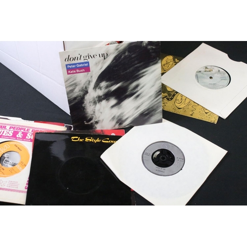 707 - Vinyl - Over 150 1970’s and 1980’s Rock and Pop 7” singles to include: David Bowie x 4, The Who, Der... 