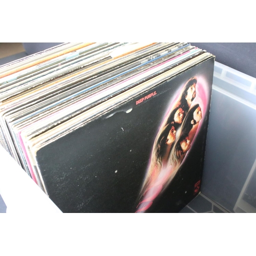 724 - Vinyl - Over 75 Rock & Pop LPs to include Iggy & The Stooges, Badfinger, ACDC, Pink Floyd x 3, Queen... 