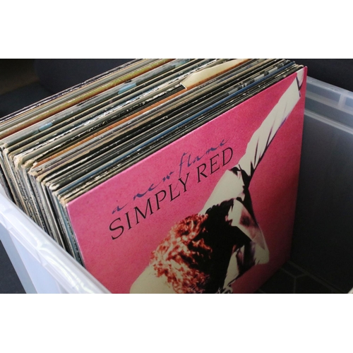 724 - Vinyl - Over 75 Rock & Pop LPs to include Iggy & The Stooges, Badfinger, ACDC, Pink Floyd x 3, Queen... 