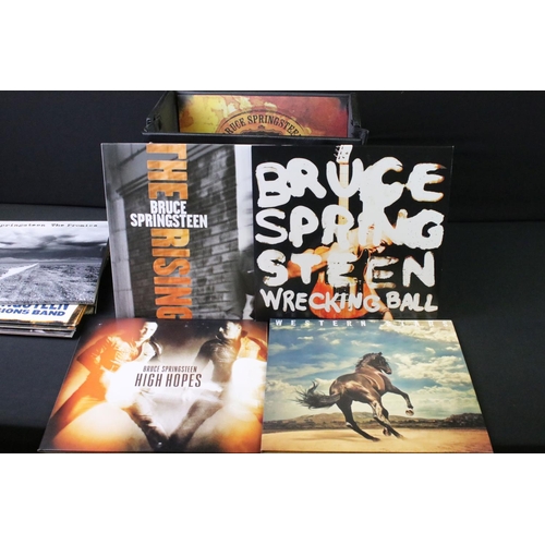 732 - Vinyl - Ten recent release / reissue Bruce Springsteen LPs to include The Promise, Live In Dublin, D... 