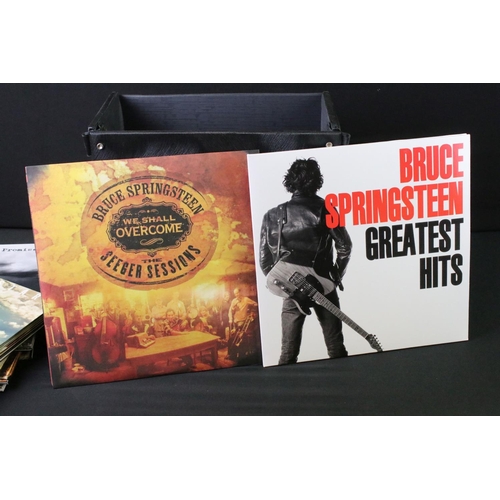 732 - Vinyl - Ten recent release / reissue Bruce Springsteen LPs to include The Promise, Live In Dublin, D... 