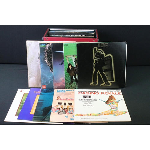 734 - Vinyl - Approx 40 Rock, Pop & Soul LPs to include Casino Royale Soundtrack (original UK pressing at ... 