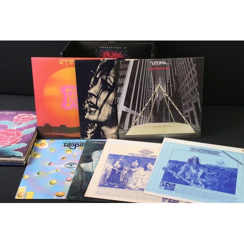 739 - Vinyl - 19 Todd Rundgren Utopia / Nazz LPs to include Healing, Something, Hermit At Mink Hollow, Fai... 