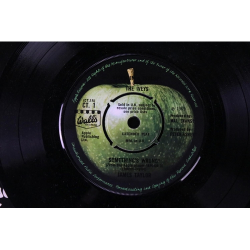 767 - Vinyl - 2 The Beatles related EP’s to include: Wall’s Ice Cream EP (Apple Records CT 1) EX / VG+, an... 