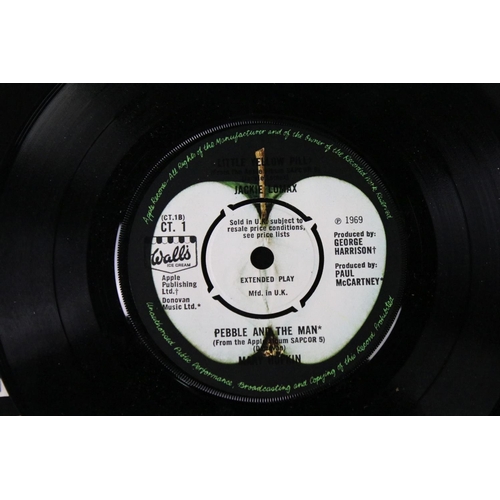 767 - Vinyl - 2 The Beatles related EP’s to include: Wall’s Ice Cream EP (Apple Records CT 1) EX / VG+, an... 