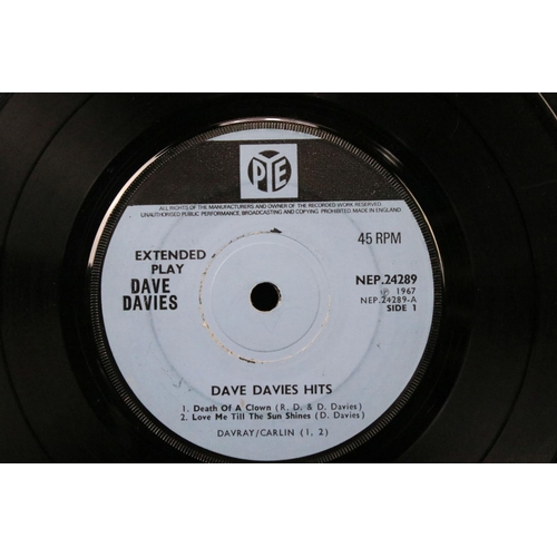 768 - Vinyl - Dave Davies - Dave Davies Hits EP. Original UK 1st pressing on Pye Records NEP 24289. In VG ... 