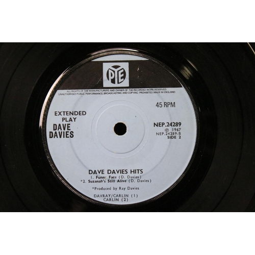 768 - Vinyl - Dave Davies - Dave Davies Hits EP. Original UK 1st pressing on Pye Records NEP 24289. In VG ... 