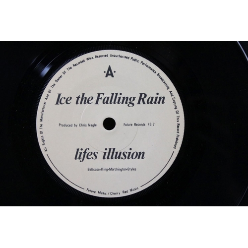 771 - Vinyl - Ice And The Falling Rain - Life’s Illusion. Original UK 1st pressing 7” single on Future Mus... 